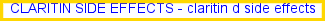 rhinitis, claritin d side effects